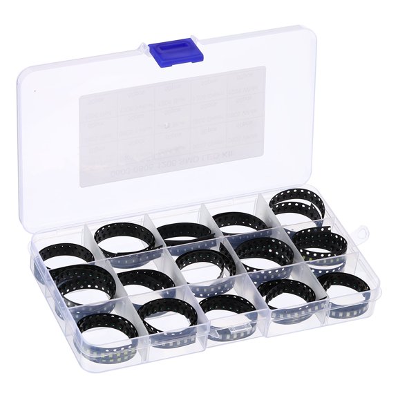 Uxcell 0603, 0805, 1206 Surface Mount Diode, 1.83V Light Emitting Diodes Chips, 5 Colors,750Pack