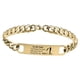 thumbnail image 3 of Pulsera de cadena de eslabones para hombre, joyería de hip hop, pulsera de eslabones duradera de acero inoxidable oro, 3 of 9
