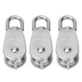 thumbnail image 2 of Loewten Single Pulley Block, 360° Rotation Hanging Wire Towing Wheel For Gym Equipment For Heavy Objects For Crane, 2 of 8
