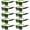 Green, variant on Two Tone Sunglasses for Men Women UV400 Protection Smoke Lens Bulk Sun Glasses (10 Pack)