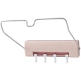 thumbnail image 1 of Folding Belt Washbasin Rack with 4 Hooks Basin Stand Wall Mounted Collapsible Shelf Hanging Storage for Towel Drying Washbasin Basin (Pink), 1 of 7