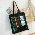 thumbnail image 6 of COMIO Medicine For Happiness Puppy Lover Dog Owner Cute Dogs Woman Shopping Bag 14.1x15.7in, 6 of 6