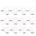 thumbnail image 4 of French Tip Press-On Nails, Almond,Multicolour, Medium Length, 24 Count,B, 4 of 9