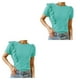 thumbnail image 2 of Guardurnaity Camiseta de manga corta para mujer, blusa, blusa de viaje, ropa de verano Azul METRO 2piezas Guardurnaity CBP332134, 2 of 5