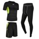 thumbnail image 5 of Chándal para hombre jinwen ropa de compresión para gimnasio traje deportivo para correr XXL verde, 5 of 8