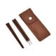 thumbnail image 5 of Palillos de viaje portátiles, cubiertos de viaje plegables con bolsa de transporte, utensilios para exteriores para picnic, mochileros, camping,, 5 of 9