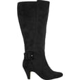 thumbnail image 3 of Bella Vita Womens Troy II Plus Faux Suede Wide Calf Knee-High Boots, 3 of 4