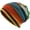 Sky Blue, variant on CoCoMangos Slouchy Beanie Hats for Women Men Colored Striped Print Soft Chemo Headwear Skull Caps Baggy Hip Hop Style Stretch Turban Hat
