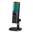 thumbnail image 1 of TAIOU Desktop Active Noise-Canceling Microphone RGB Lighting Omnidirectional Heart-Shaped Active, 1 of 8