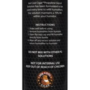 Joe Cool Cigar Propylene Glycol Humidor Solution for Cigar Humidifiers 16 oz Bottle (2-Pack)