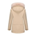 thumbnail image 6 of Sentmoon Fall Jackets for Women 2026 Trendy Waterproof Windproof Hooded Neck Travel Jacket Long Sleeve Raincoat with Pockets for Commuting Work City Walks Weekend Trips, 6 of 8