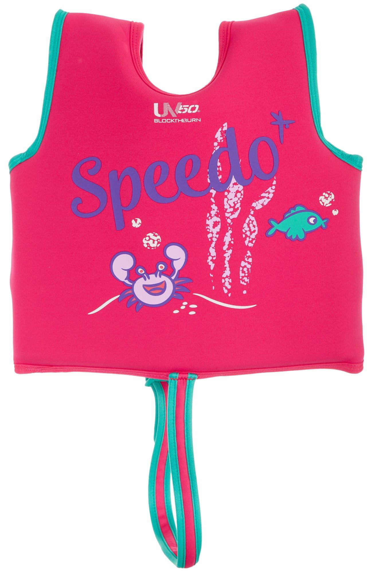 Speedo Neoprene Swim Vest, Red