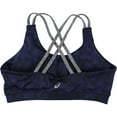 thumbnail image 2 of ASICS Womens Crossback Sports Bra, Blue, Small, 2 of 2