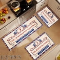 3PCS Kitchen Rugs, Welcome Door Mat set, Home Decoration for Front Door ...