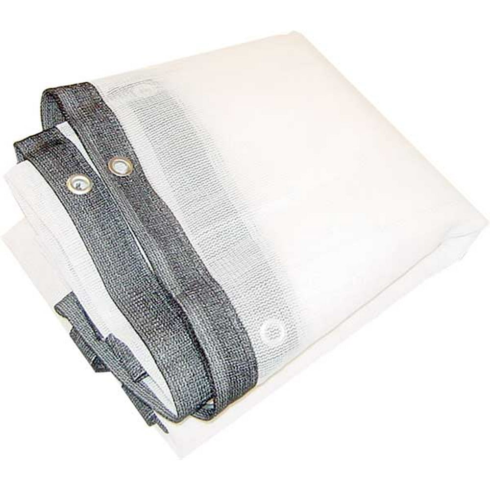 12X20 Foot White Shade Net Screen Mesh Netting Tarp Large Uv Canopy Sun