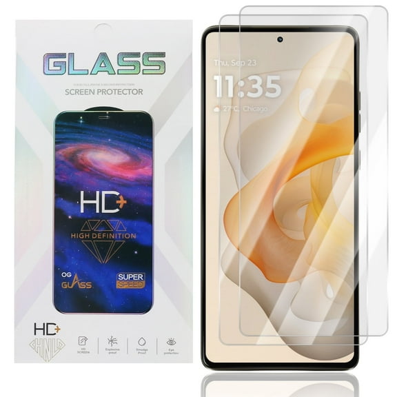 Elegant Choise 2Pcs Screen Protector for Moto G Stylus 5G 2024 Tempered Glass Films, Clear