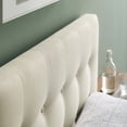 thumbnail image 3 of Modway Emily Twin Upholstered Fabric Headboard in Ivory, 3 of 9