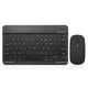 thumbnail image 1 of Teclado Bluetooth Guiheng ultradelgado recargable de 25 cm negro, 1 of 7