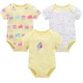 thumbnail image 2 of Kogui Baby Clothes Boy Newborn Boy Clothes Infant Unisex Funny Baby Girl Baby Bodysuit 0 3 6 9 12 18 24 Months (Light Yellow,6-9 Months), 2 of 6