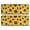 Sunflower Yellow Pattern, variant on Sunflower and Daisy Black Pattern Anti Fatigue Kitchen Rugs Set Of 2, Non Slip Washable Decorative Floor Mats for Sink Laundry and Home Use, 17"x47"