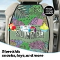 thumbnail image 5 of Naloa Summer 2Pcs Anti-Kick Back Seat Cover Kick Mat, Car Seat Protector with 3 Storage Pockets, 5 of 8