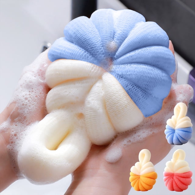 Vaidha Conch Bath Sponge Shower Loofah Sponge Exfoliating Bath Sponge Body Scrub Mesh