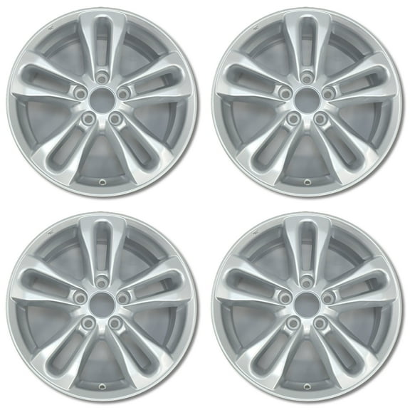 For Honda Civic OEM Design Wheel 17" 17x7 2006-2011 Silver Set of 4 Replacement Rim 42700SVBA01 42700SVBA02