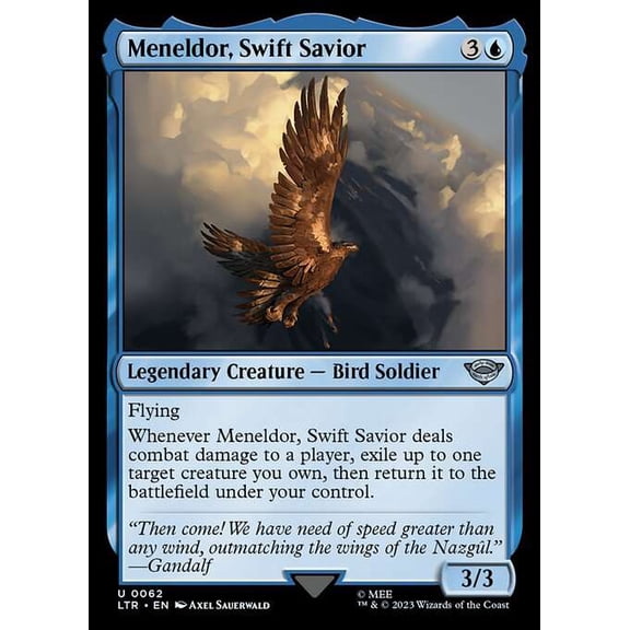 MtG Tales of Middle-Earth Uncommon Meneldor, Swift Savior #62