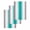Teal green, variant on Gray Green Kitchen Dish Towels for Drying Dishes Set of 2, Modern Gradient Geometric Waffle Weave Microfiber Hand Tea Bathroom Towels Quick Dry & Absorbent Towel 12x12