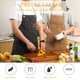 thumbnail image 2 of Delantal de chef Tosewever de lona con parte trasera cruzada y correas ajustables, 2 of 7