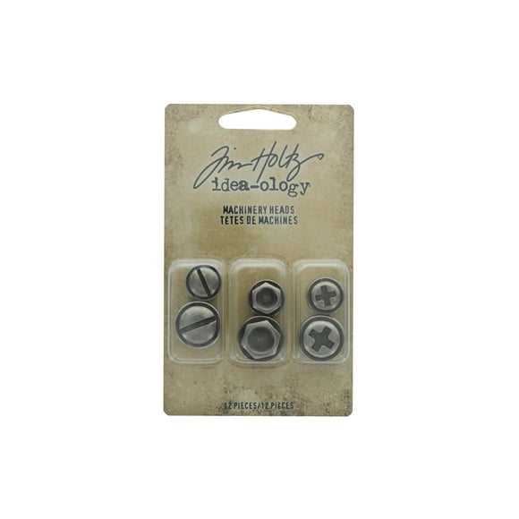 Idea-Ology Ornements Métalliques 6/pkg-Têtes d'Appareils TH94038