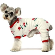 Fitwarm Thermal Pet Winter Clothes for Dog Pajamas Cat Onesies Jumpsuits Puppy Outfits Thick Velvet Large