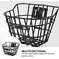 Bike Basket, Front Handlebar Hanging Basket Waterproof Metal Wire