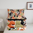 thumbnail image 5 of Manfei Rustic Camouflage King Size Comforter Sets, Contemporary Art Football Comforters King Size, Coral, Black Reversible, 3pcs, 1 Comforter and 2 Pillowcases, 5 of 7