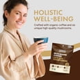 thumbnail image 4 of Rootalive Organic Mushroom Coffee 120g - Made in Canada, Crafted with Instant Organic Coffee and a blend of Six unique Mushrooms - Keto Friendly, No Sugar Added and Vegan, Hot or Cold, 4 of 6