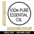thumbnail image 2 of 100% Pure Essential Oil Minimalistic Font Self-Inking Rubber Stamp Ink Stamper - Pink Ink - Mini 1/2 Inch, 2 of 7