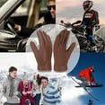 thumbnail image 2 of Leather Gloves for Men, Warm Wool Lined PU Leather Winter Gloves Touchscreen Texting,Driving Gloves Men Waterproof, 2 of 8