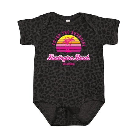 

Inktastic Summer Enjoy the Sunshine Huntington Beach California Pink Gift Baby Boy or Baby Girl Bodysuit