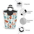 thumbnail image 3 of Honeii Cute Tableware Print Laundry Hamper Collapsible Laundry Baskets, Freestanding Waterproof Clothes Hamper with Easy Carry Handles, 3 of 5