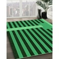 thumbnail image 3 of Ahgly Company Machine Washable Indoor Square Transitional Deep Emerald Green Area Rugs, 7' Square, 3 of 7