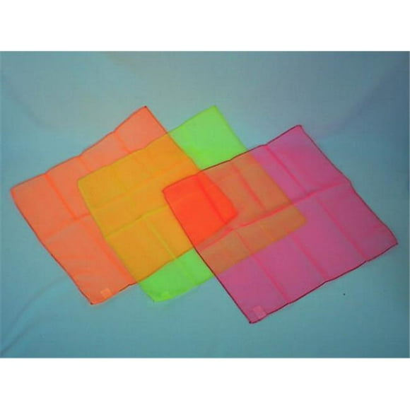 Everrich EVC-0056 Foulards d'Activités Rythmiques 17 x 17 Pouces - Lot de 3