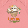 thumbnail image 4 of Inktastic Cute Sloth I Love My Memaw Boys or Girls Baby Bodysuit, 4 of 5