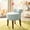 Silver Blue / Cherry Mahogany, variant on SAFAVIEH Georgia Vanity Stool Stone