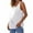 White, variant on Nursing Tank Top for Breastfeeding Sleeveless Maternity Vest Pregnancy Clothes Maternity Army Green XL