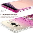 thumbnail image 5 of Compatible for Samsung Galaxy S8 Plus Case, with [Temper Glass Screen Protector] SOGA Diamond Glitter Liquid Quicksand Cover Cute Girl Women Phone Case [Clear/Pink], 5 of 5