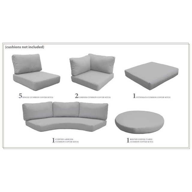 TK Classics Housse en Gris pour BARBADOS-12a