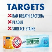 ARM & HAMMER Therabreath Fluoride Toothpaste, Invigorating Icy Mint