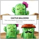 thumbnail image 4 of KAKOWELY globos de aluminio con forma de cactus para fiestas de festivales. Suministros para fiestas., 4 of 5