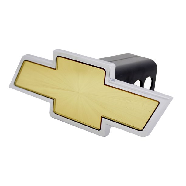Tow Hitch Cover, 2 Trailer Chevy Truck Hitch Cover 11/4in And 2in (gold)