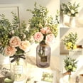 thumbnail image 5 of Mouliraty Range Rose Hydrangea Flowers Bouquet Bunch Home Wedding Party Gift Deco, 5 of 5